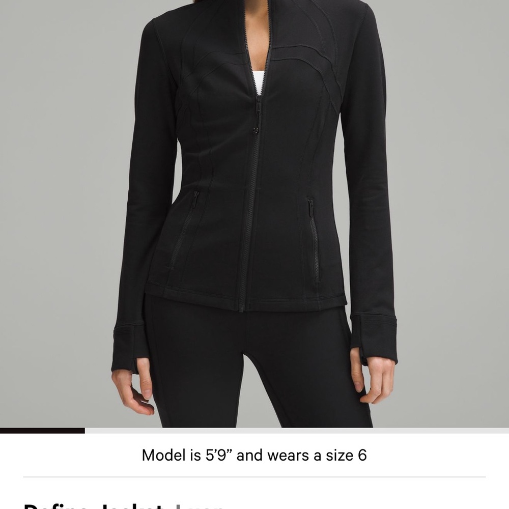 Lululemon Athletica Black Blazer